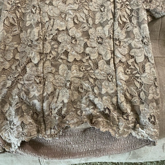 Daytrip Lace Blouse Lined NEW size L - Picture 6 of 12